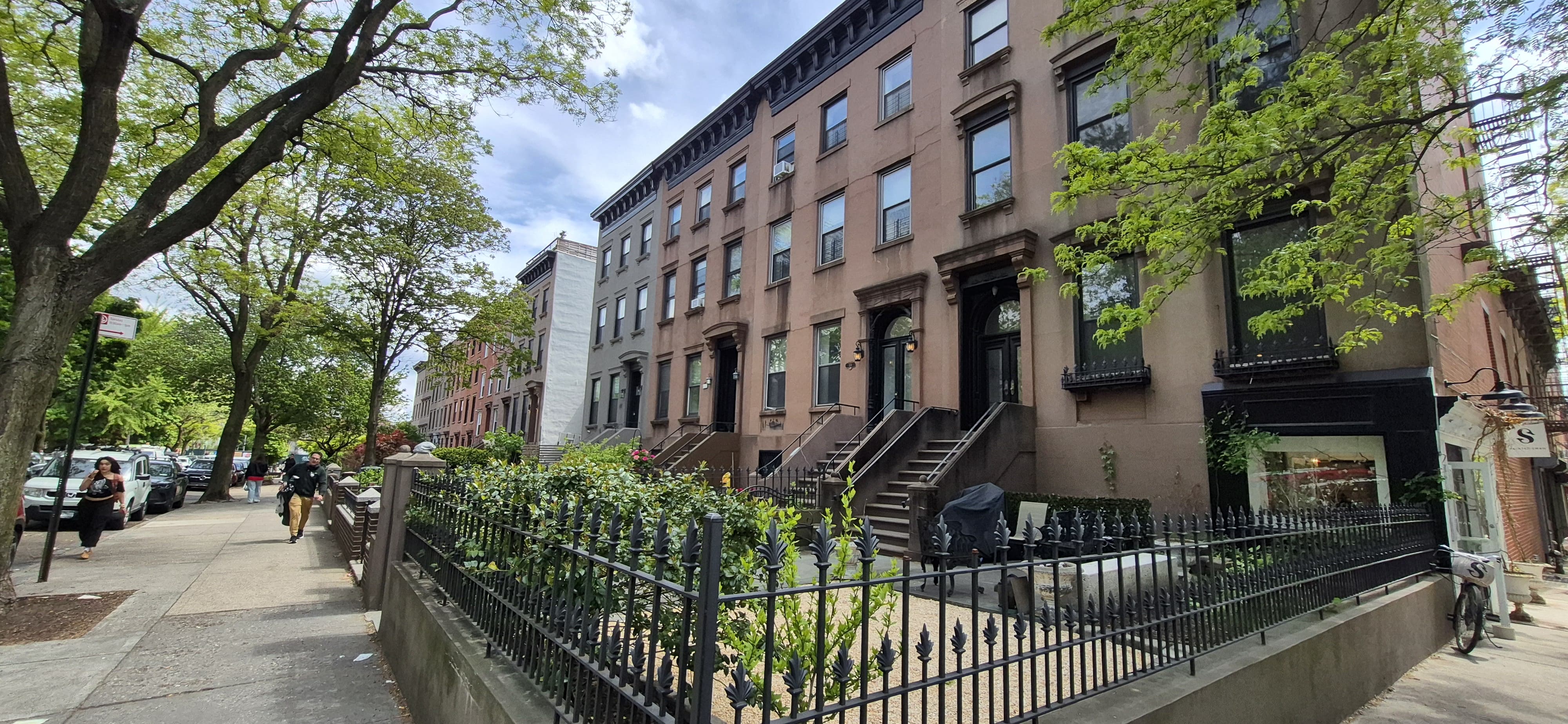 Brooklyn five-story walk-up apartment building exterior