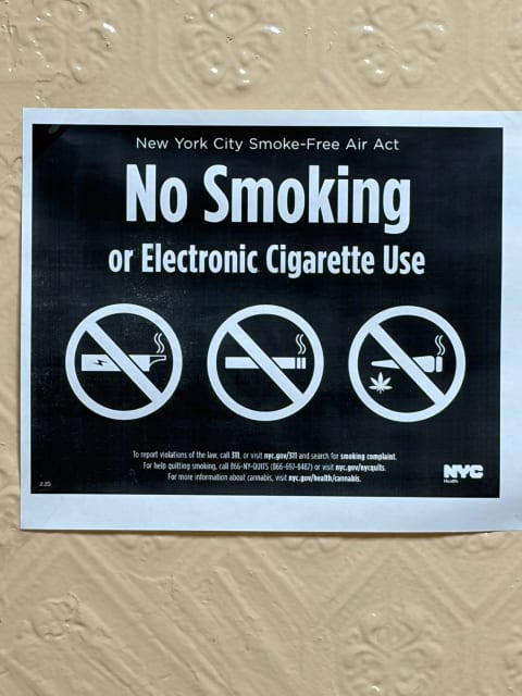 No smoking