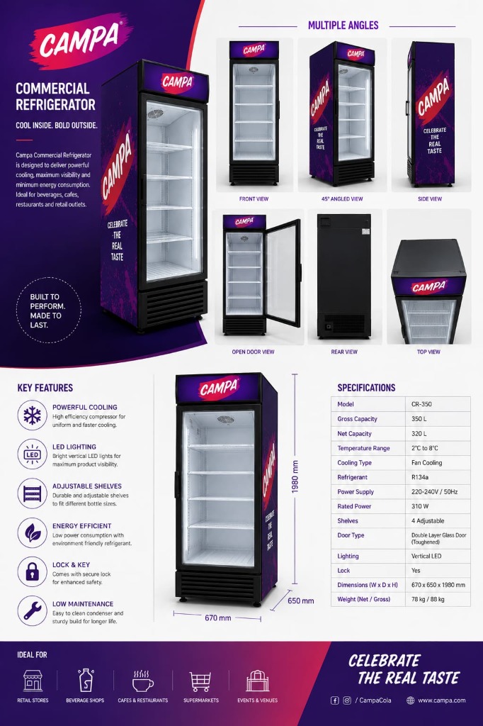 Campa Commercial Refrigerator