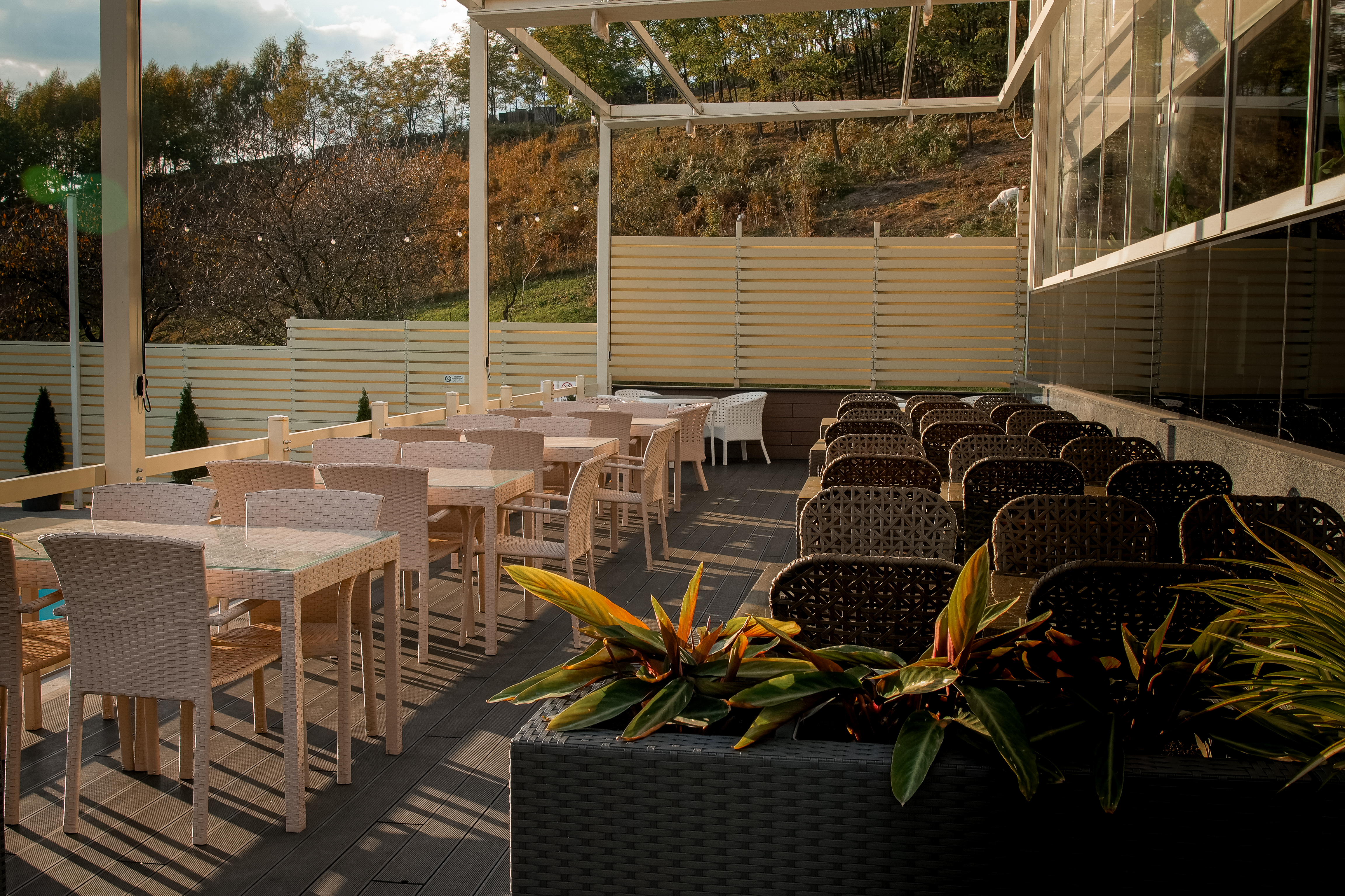 Лаунж-тераса біля басейну