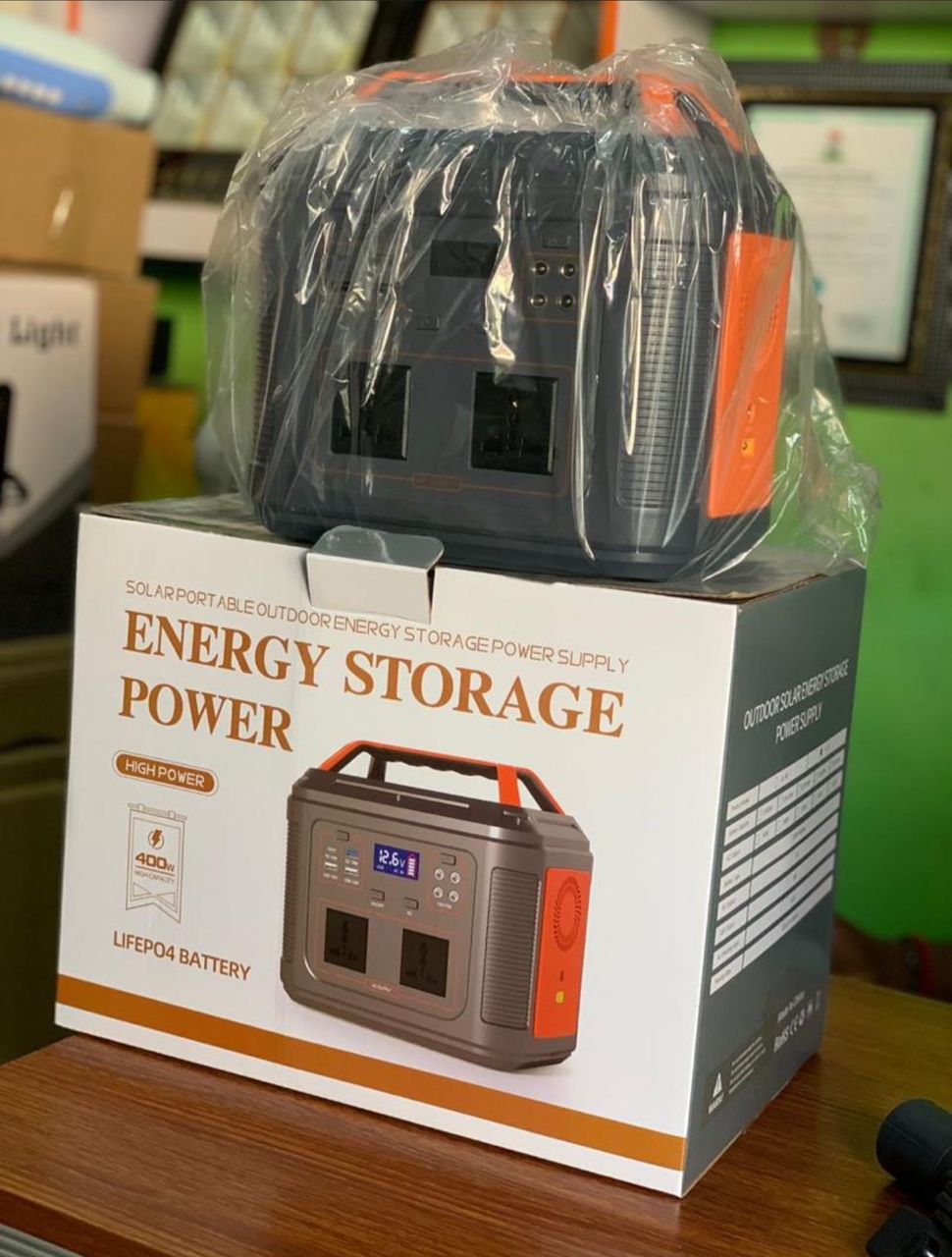 500w portable solar generator