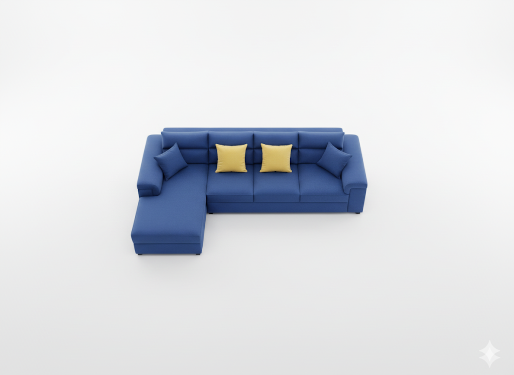 6 seater l-shape sofa
