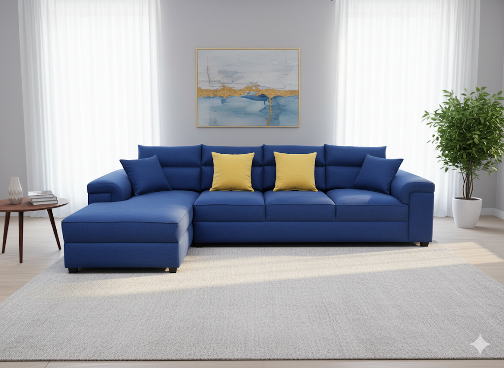 6 seater l-shape sofa