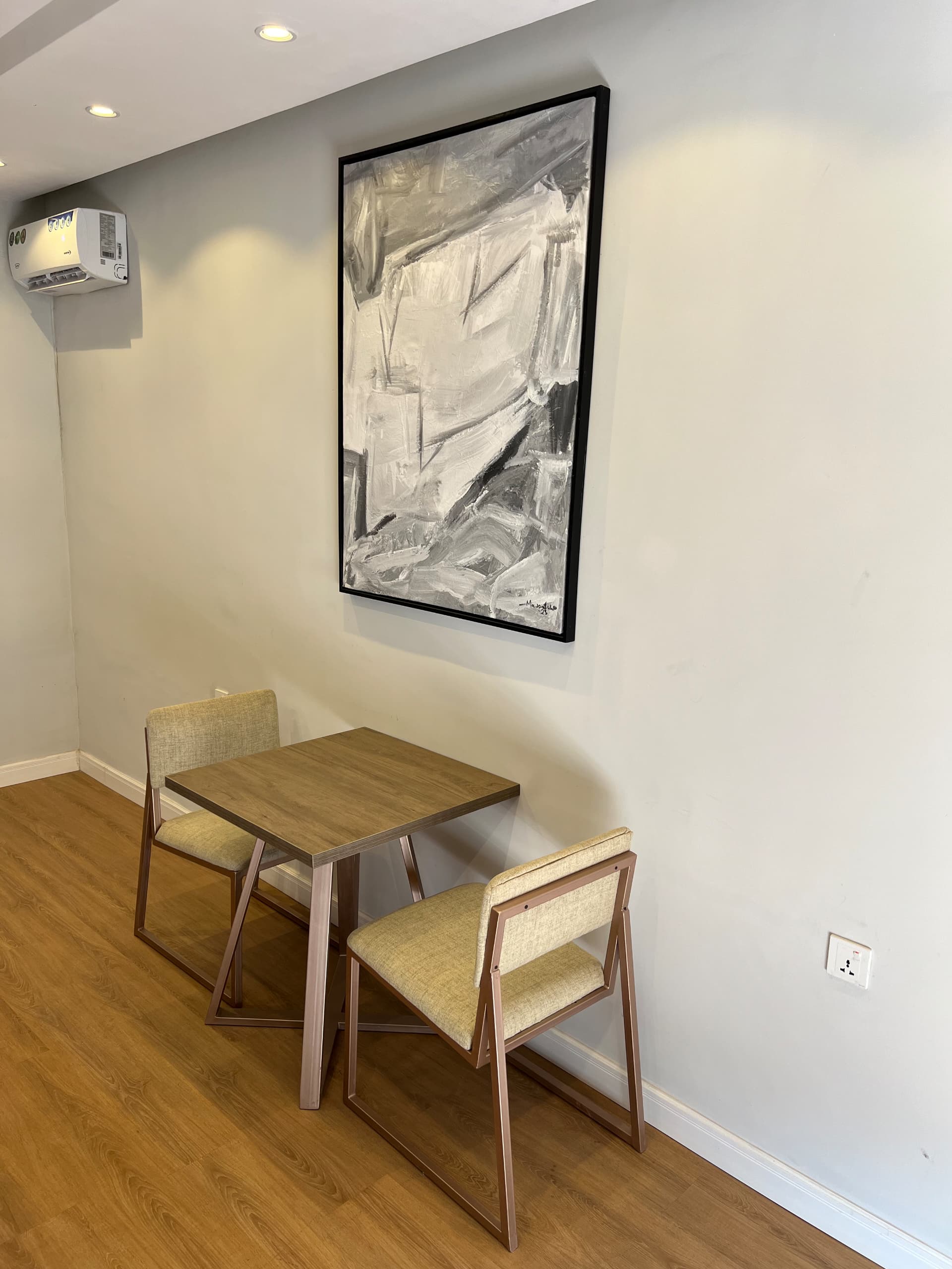 zusi dining set | modern wood and  iron dining table and chairs in nigeria