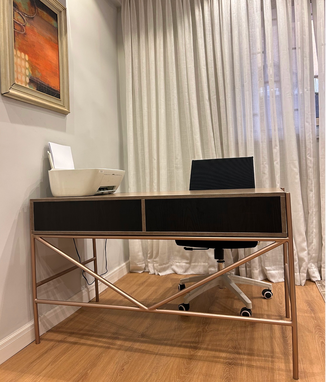 oseta work desk | modern  wooden office desk in nigeria