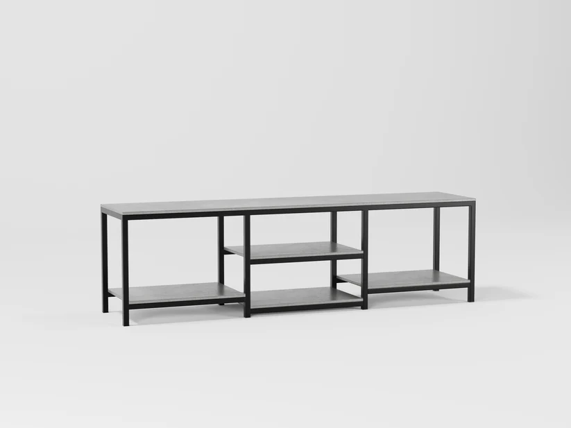 amara tv console | modern concrete tv stand with storage in nigeria