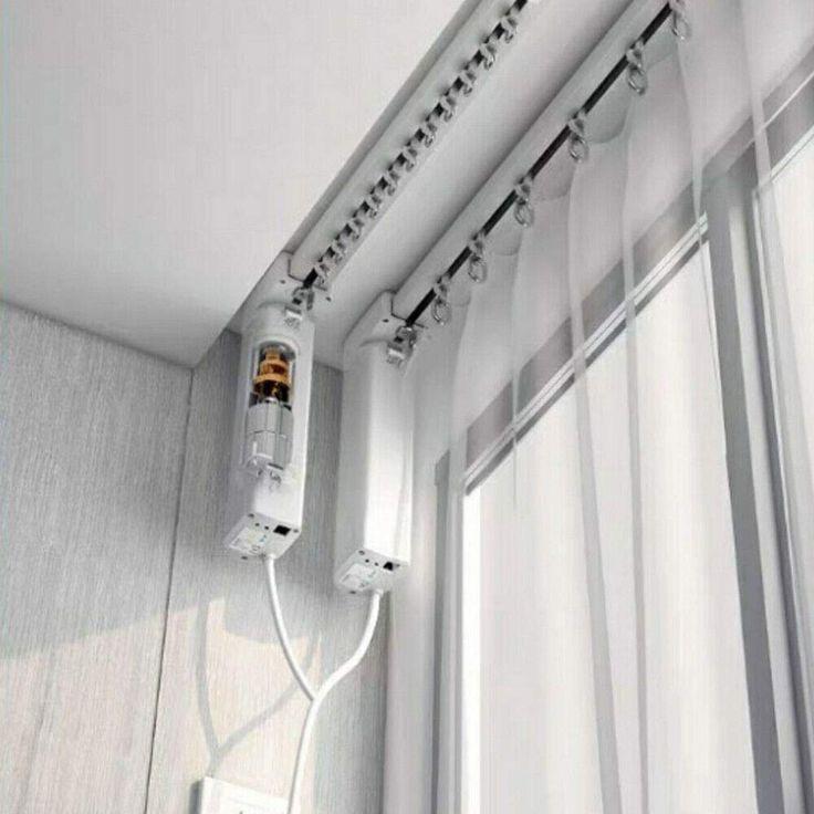 dual-motorized smart track curtain and dayblinds