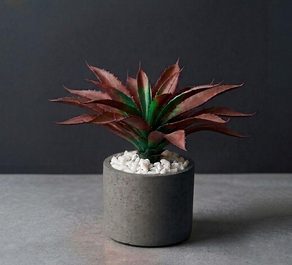 concrete big flower vase | modern minimalist home decor