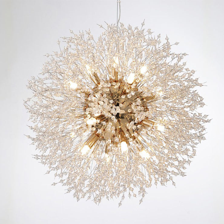 golden ball crystal chandelier 