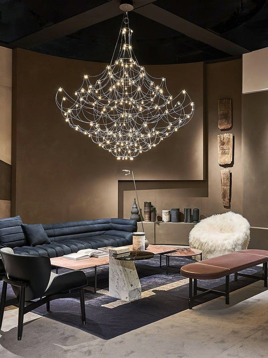 silver constellation chandelier 