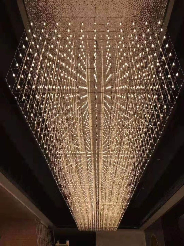 silver universe chandelier 