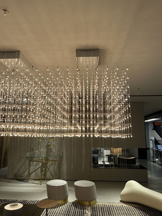 silver universe chandelier 