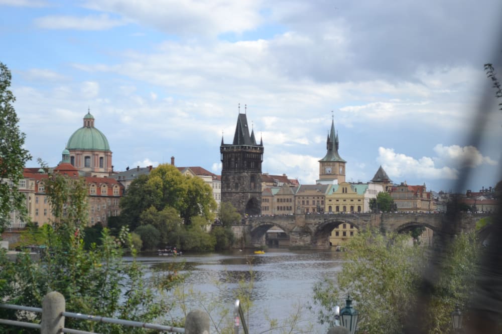 drinking beer in a classic Czech pub