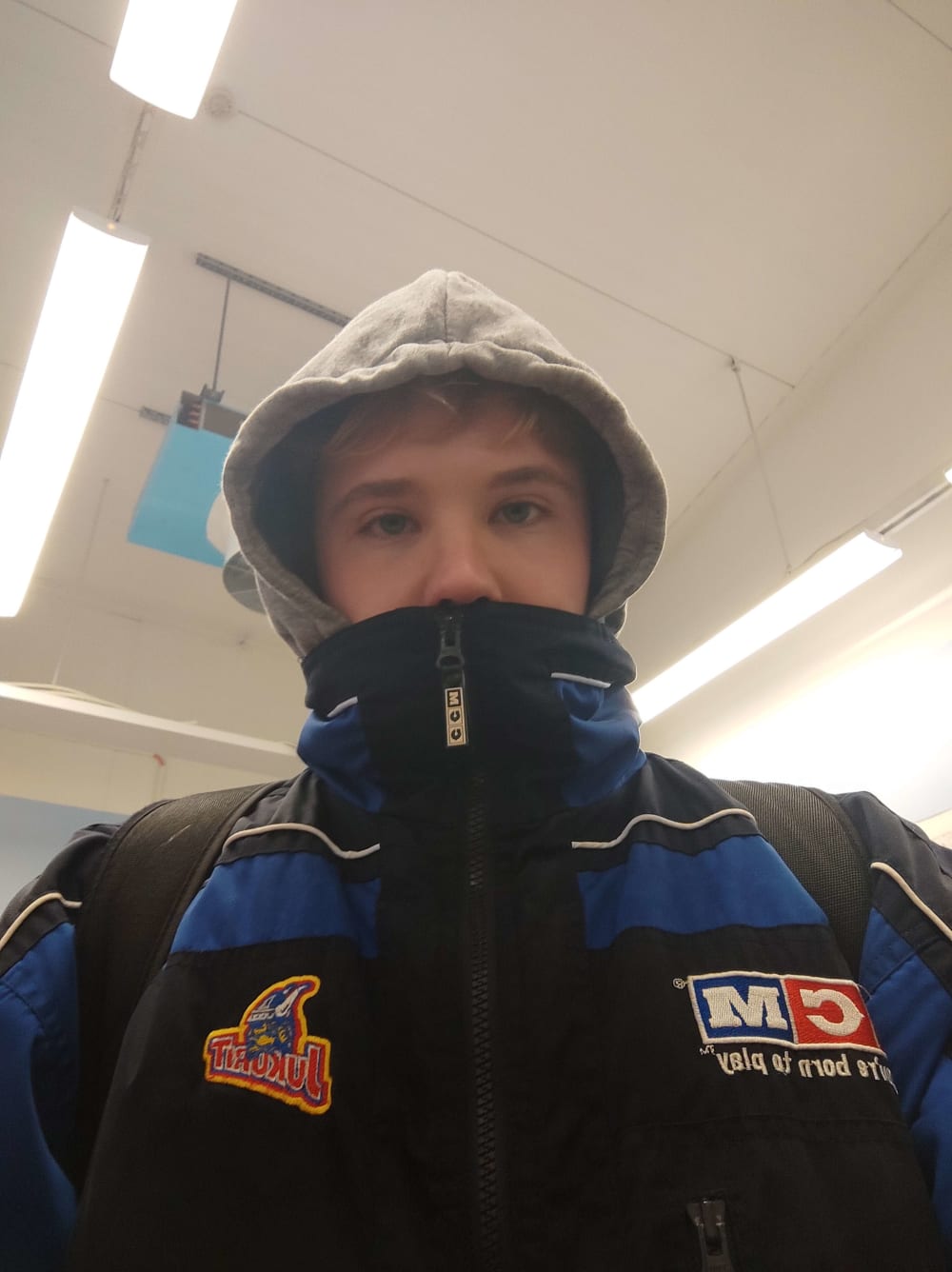 Found a perfect jacket—ready for the cold in style!