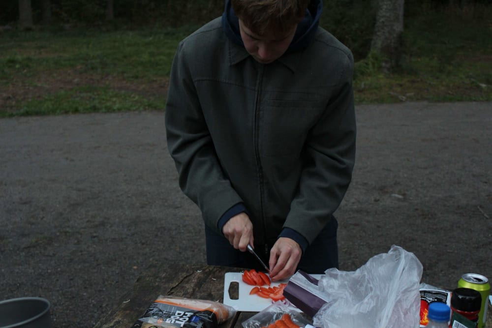 BBQ, bonfire, and stories under the stars