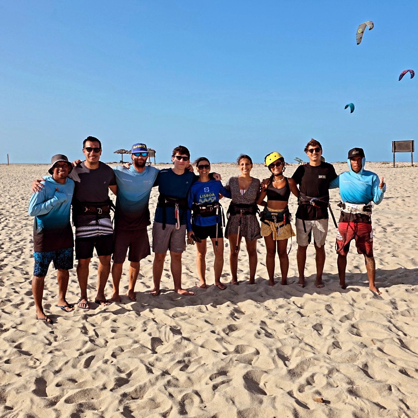 Kitesurf group Barra Grande