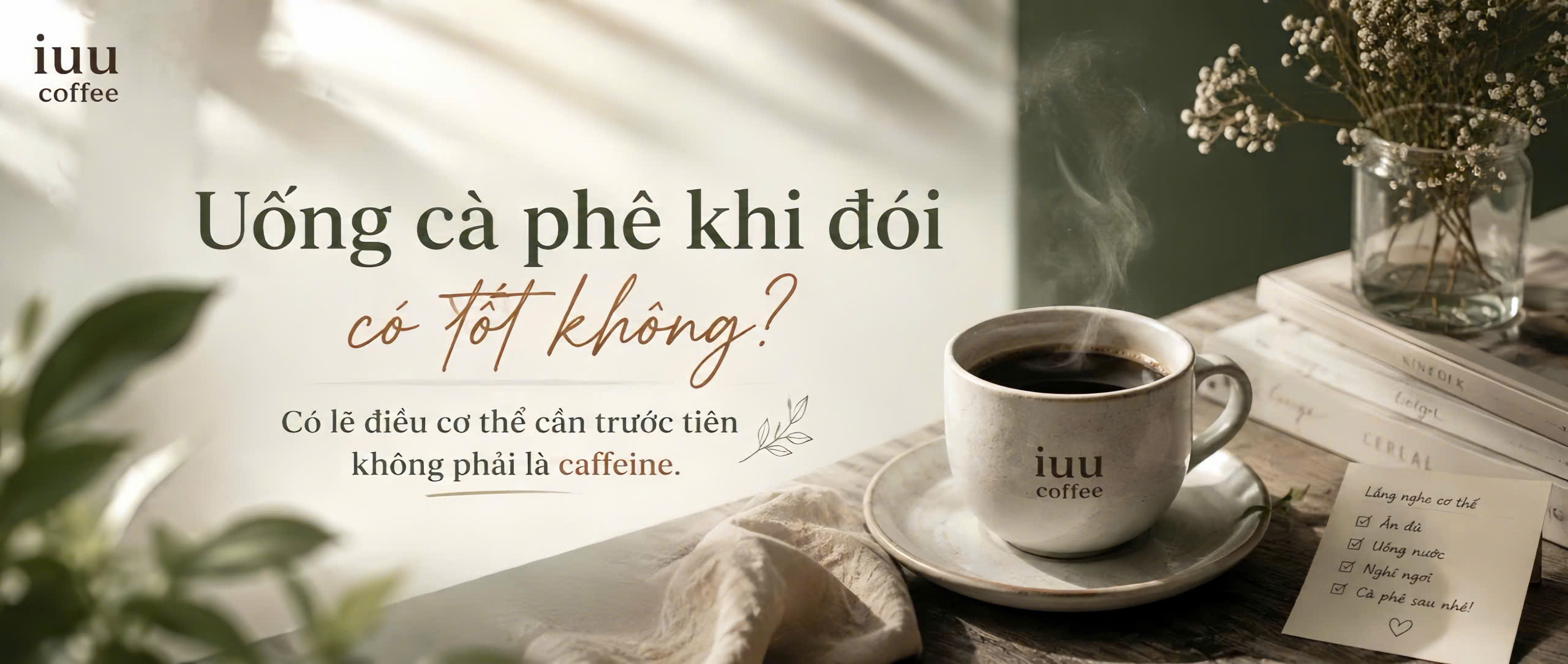 Uống cà phê khi đói có tốt không? Có lẽ điều cơ thể cần trước tiên không phải là caffeine
