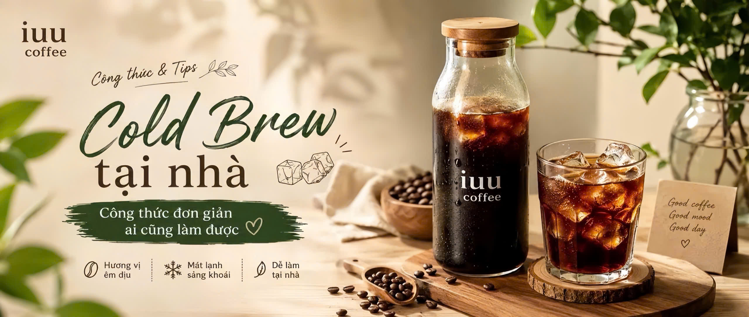 Cold Brew tại nhà: Công thức đơn giản ai cũng làm được
