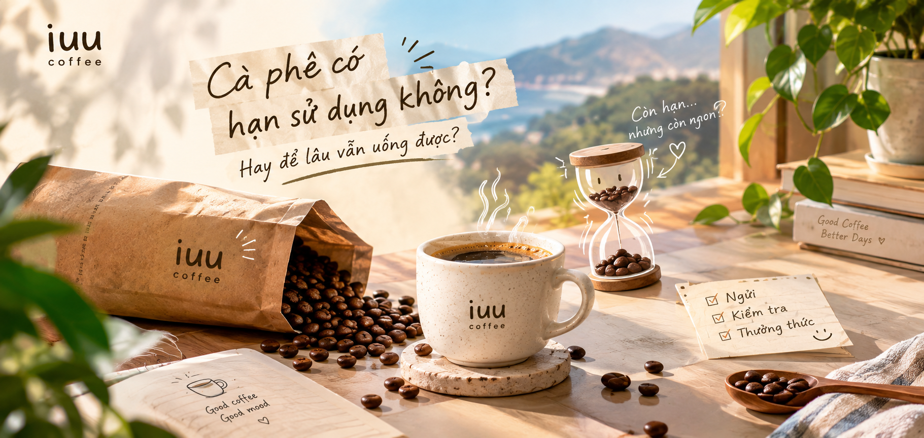 Cà phê có hạn sử dụng không? Hay để lâu vẫn uống được?