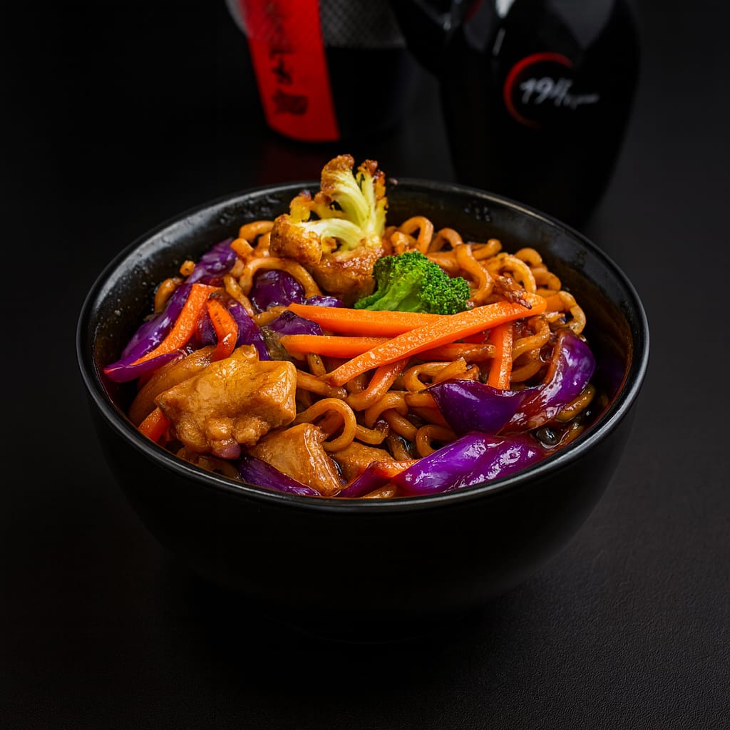 Yakisoba de frango