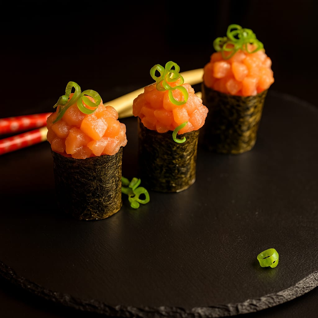 Gunkan de salmão