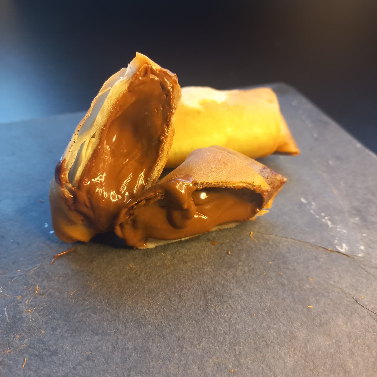 Harumaki de chocolate