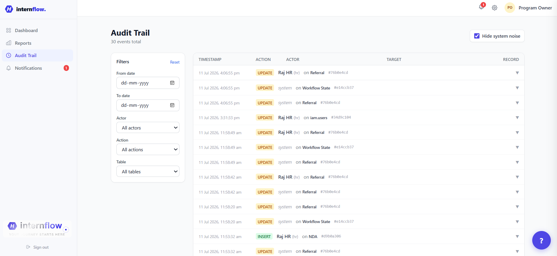Intern Flow screenshot 4