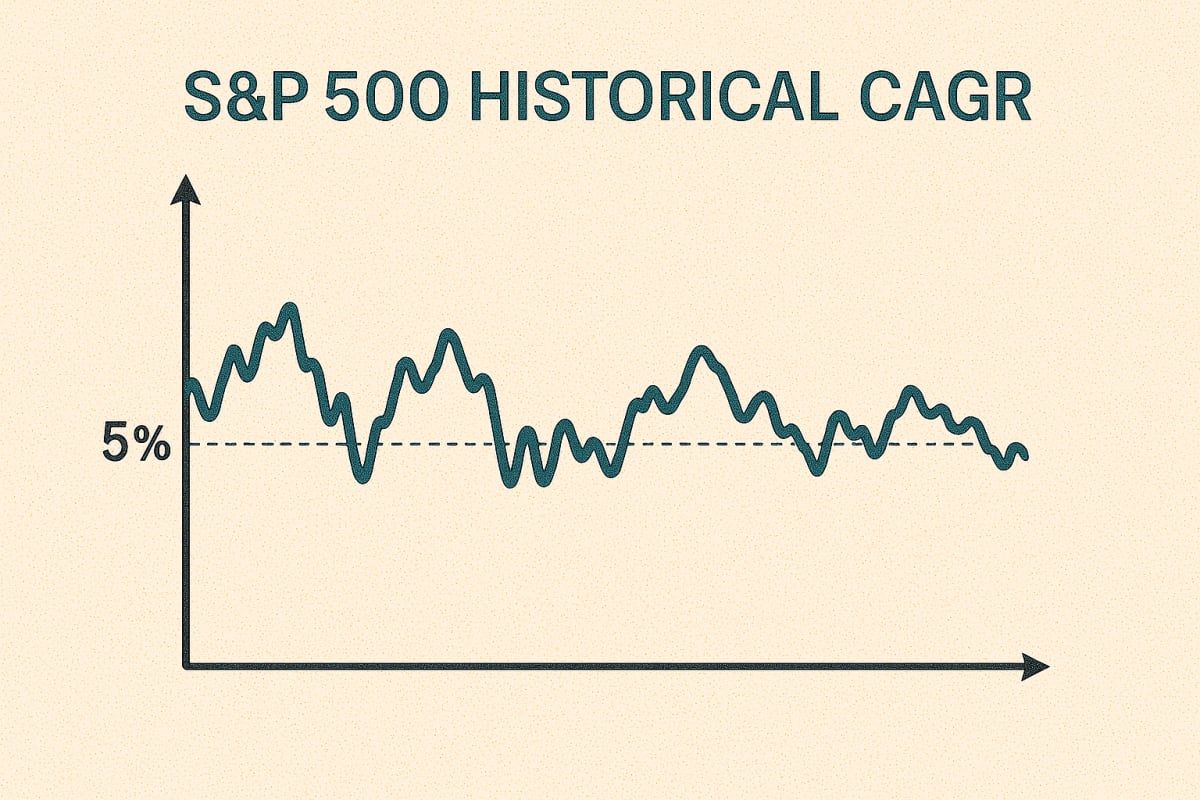 S&P500 역사 CAGR 차트