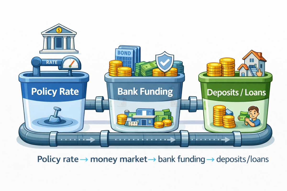 Policy rate to market rate transmission