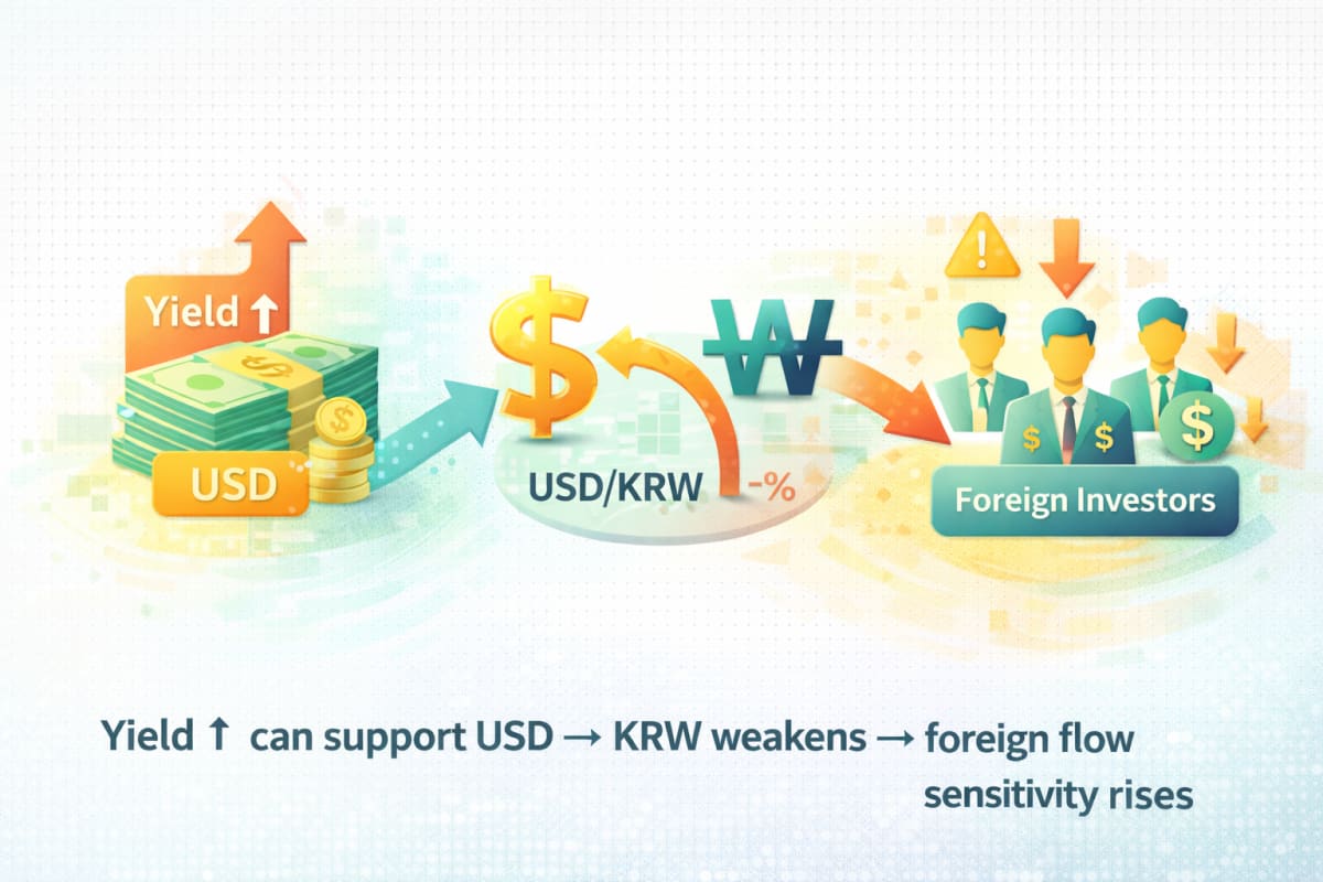 TNX and USDKRW linkage