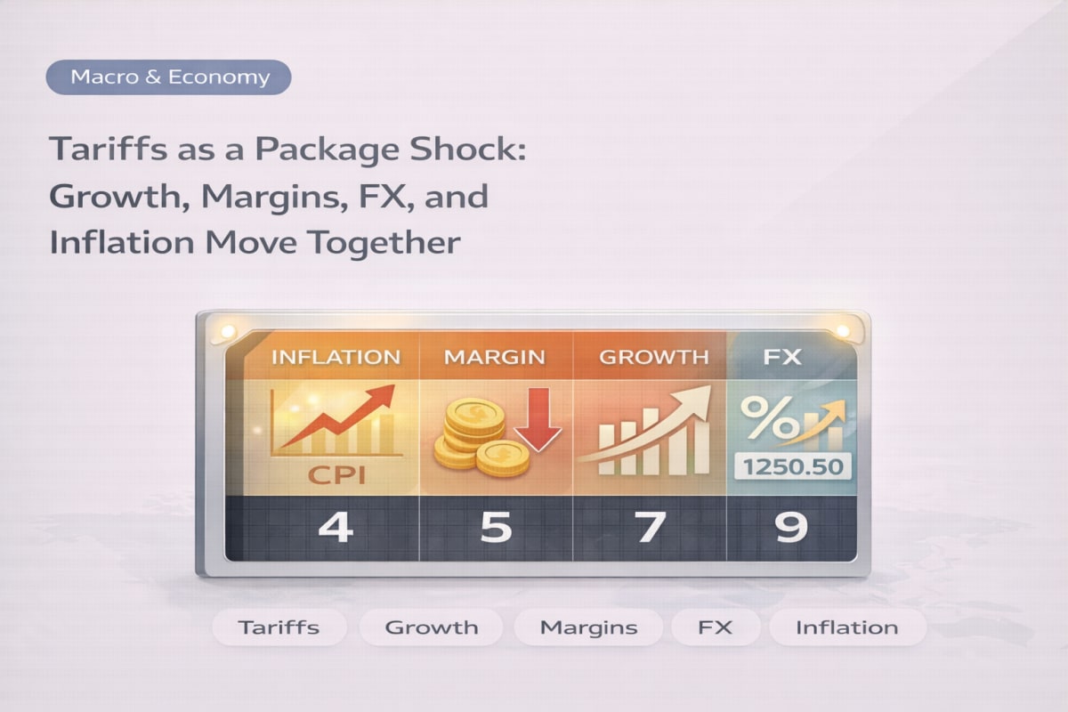 A four-variable scoreboard prevents tariff headlines from being reduced to a single CPI storyline.