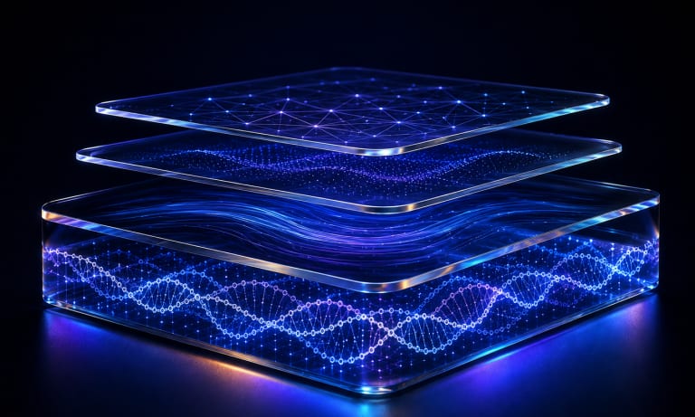 Visualization of genetic results providing ongoing AI context