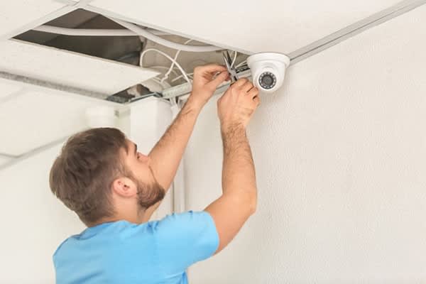 CCTV installation project completed by Meem Infoware in Ahmedabad