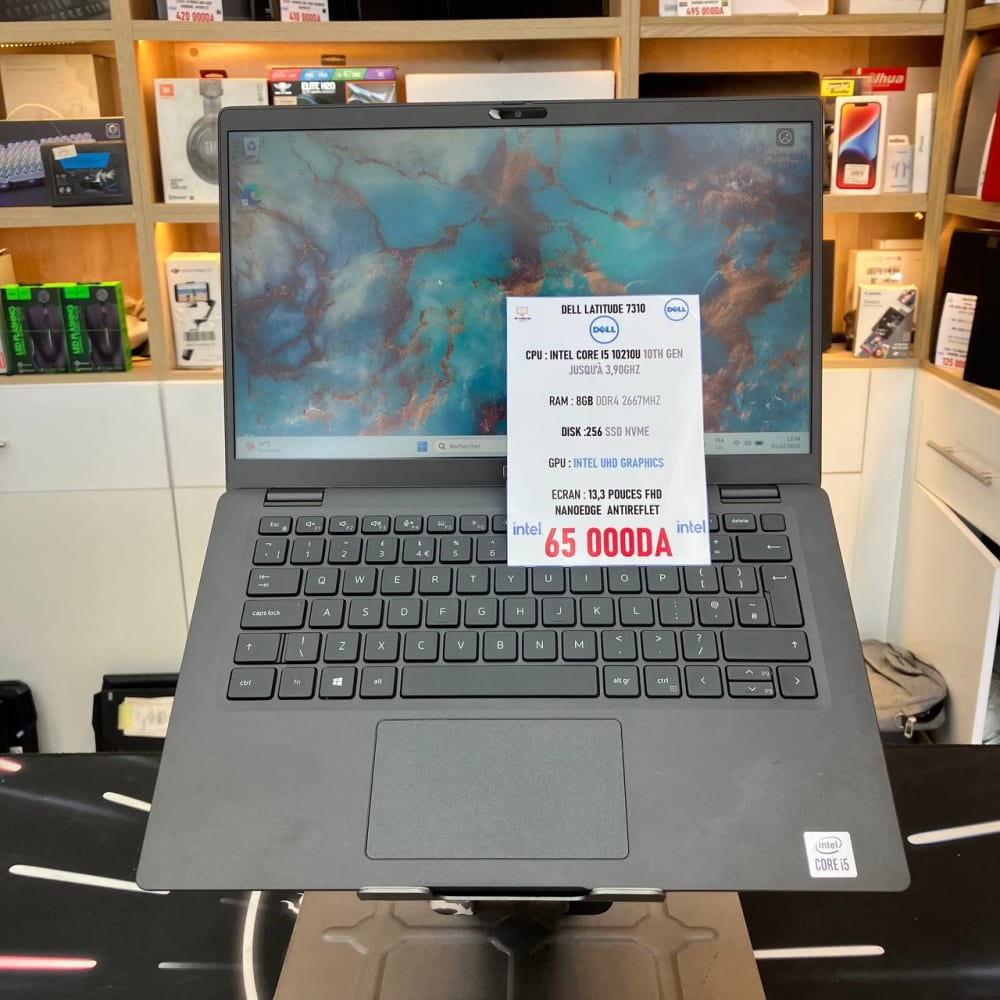DELL DELL LATITUDE 7310 CORE I5 10210U 8GB 256SSD 13.3'' FHD - LAPTOP vue 2