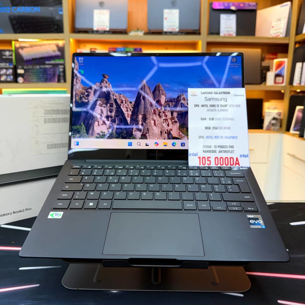 SAMSUNG SAMSUNG GALAXYBOOK 2 CORE I5 1240P 8GB 256SSD 13.3'' FHD - LAPTOP vue 5
