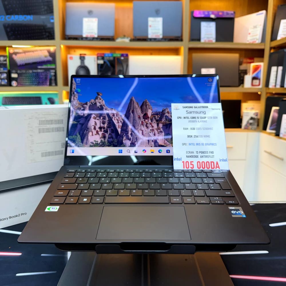 SAMSUNG SAMSUNG GALAXYBOOK 2 CORE I5 1240P 8GB 256SSD 13.3'' FHD - LAPTOP vue 7