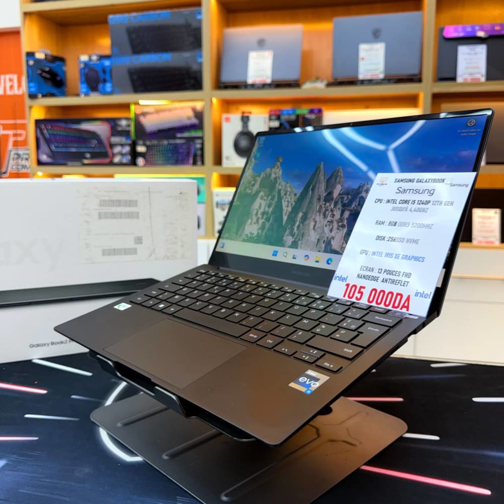 SAMSUNG SAMSUNG GALAXYBOOK 2 CORE I5 1240P 8GB 256SSD 13.3'' FHD - LAPTOP vue 9