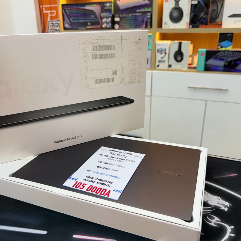 SAMSUNG SAMSUNG GALAXYBOOK 2 CORE I5 1240P 8GB 256SSD 13.3'' FHD - LAPTOP vue 10