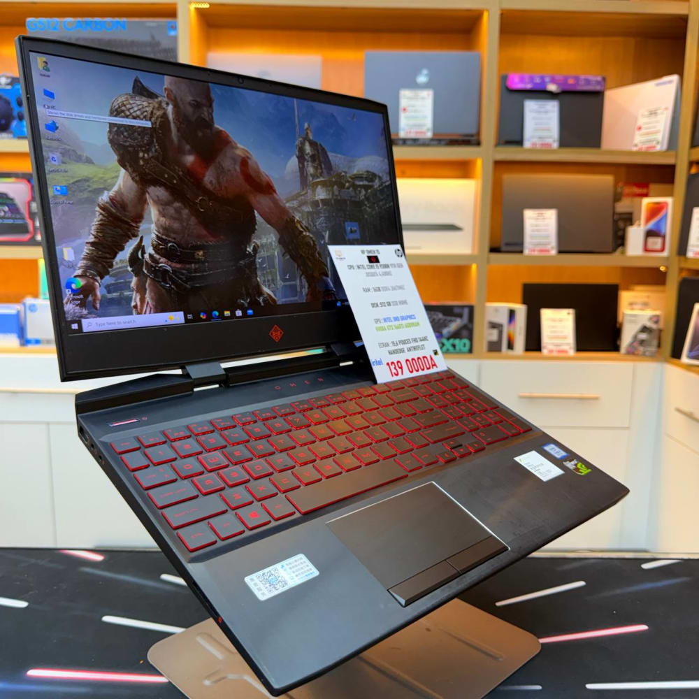 HP HP OMEN 15 I5 9300H 16GB 512SSD GTX 1660TI 6GB VRAM 15.6'' 144HZ - LAPTOP GAMER vue 4