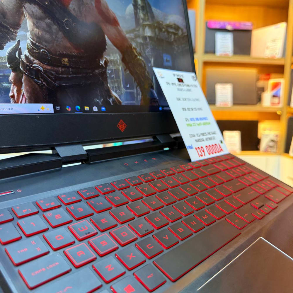 HP HP OMEN 15 I5 9300H 16GB 512SSD GTX 1660TI 6GB VRAM 15.6'' 144HZ - LAPTOP GAMER vue 5