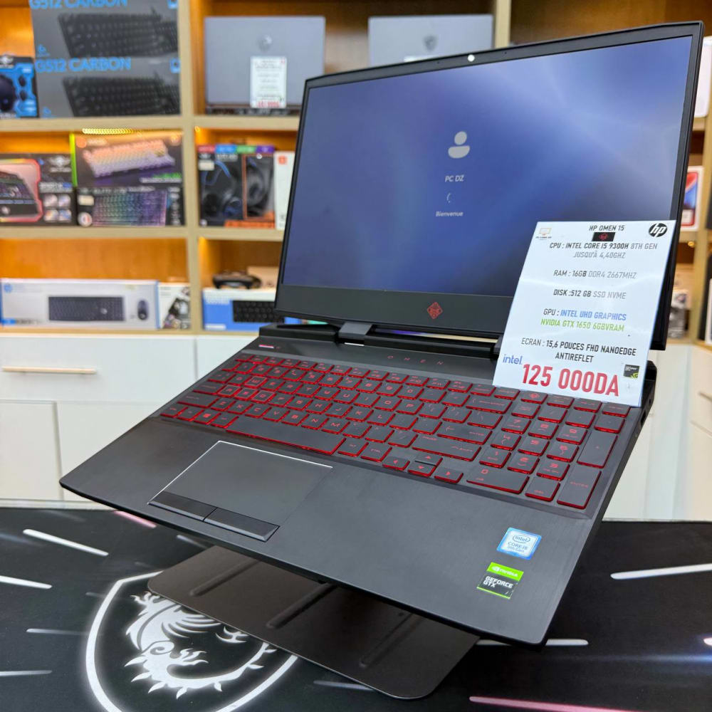 HP HP OMEN 15 I5 9300H 16GB 512SSD GTX 1650 4GBVRAM 15.6'' - LAPTOP