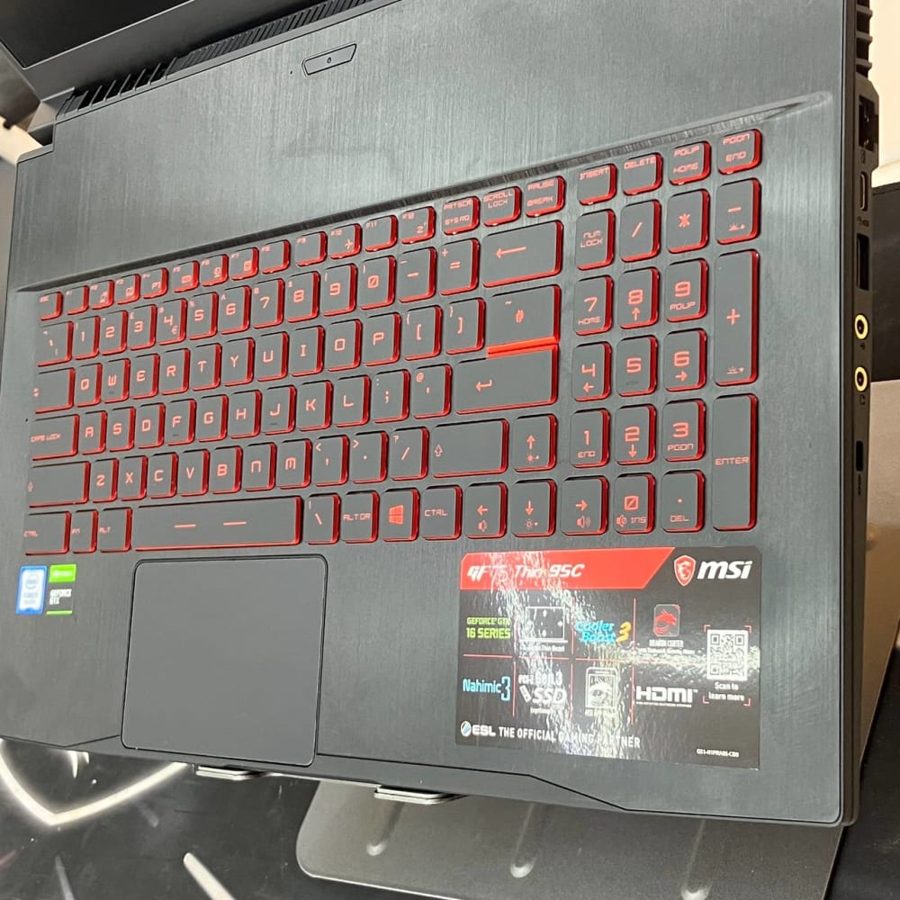 MSI MSI GF75 THIN CORE I7 9750H 16GB 512SSD GTX1650 4GBVRAM 17 FHD 120HZ - LAPTOP GAMER vue 4