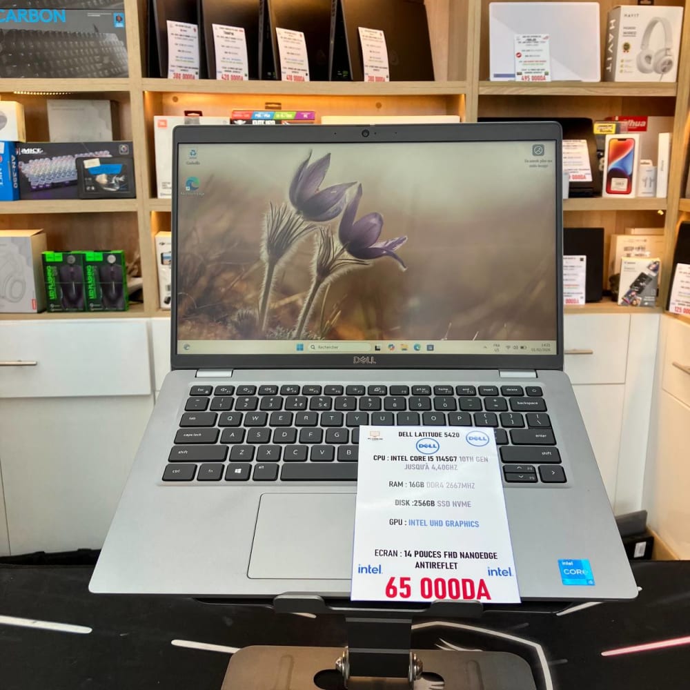 DELL DELL LATITUDE 5420 INTEL I5 1145G7 16GB 256SSD 14'' FHD - LAPTOP vue 7
