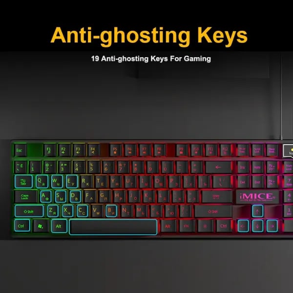 IMICE CLAVIER+SOURIS MECANIQUE GAMING IMICE MK-X10 - CLAVIER