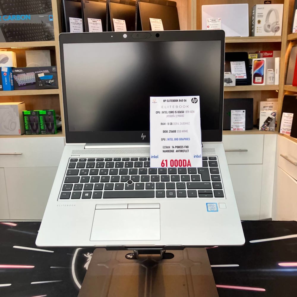 HP HP ELITEBOOK 840 G6 CORE I5 8265U 8GB 256SSD 14'' FHD - LAPTOP vue 7