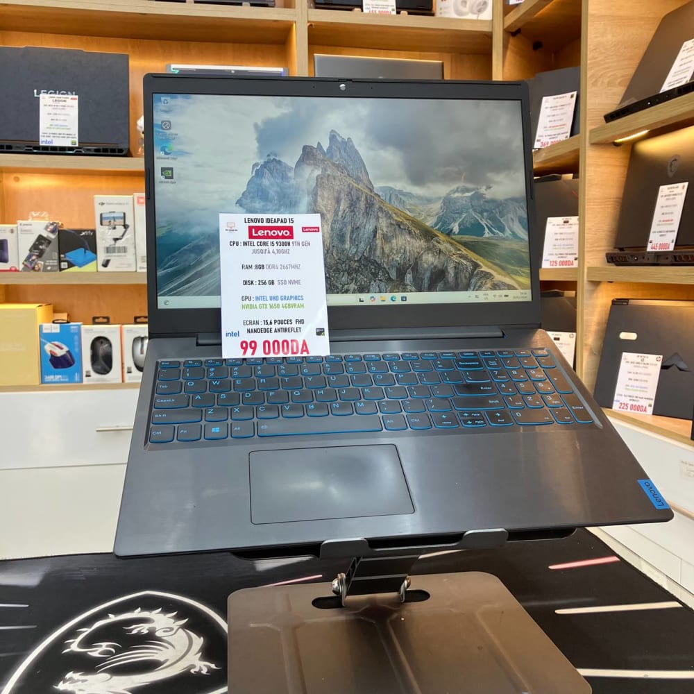 LENOVO LENOVO IDEAPAD 15 CORE I5 9300H 8GB 256SSD GTX 1650 4GBVRAM 15.6 FHD - LAPTOP vue 3