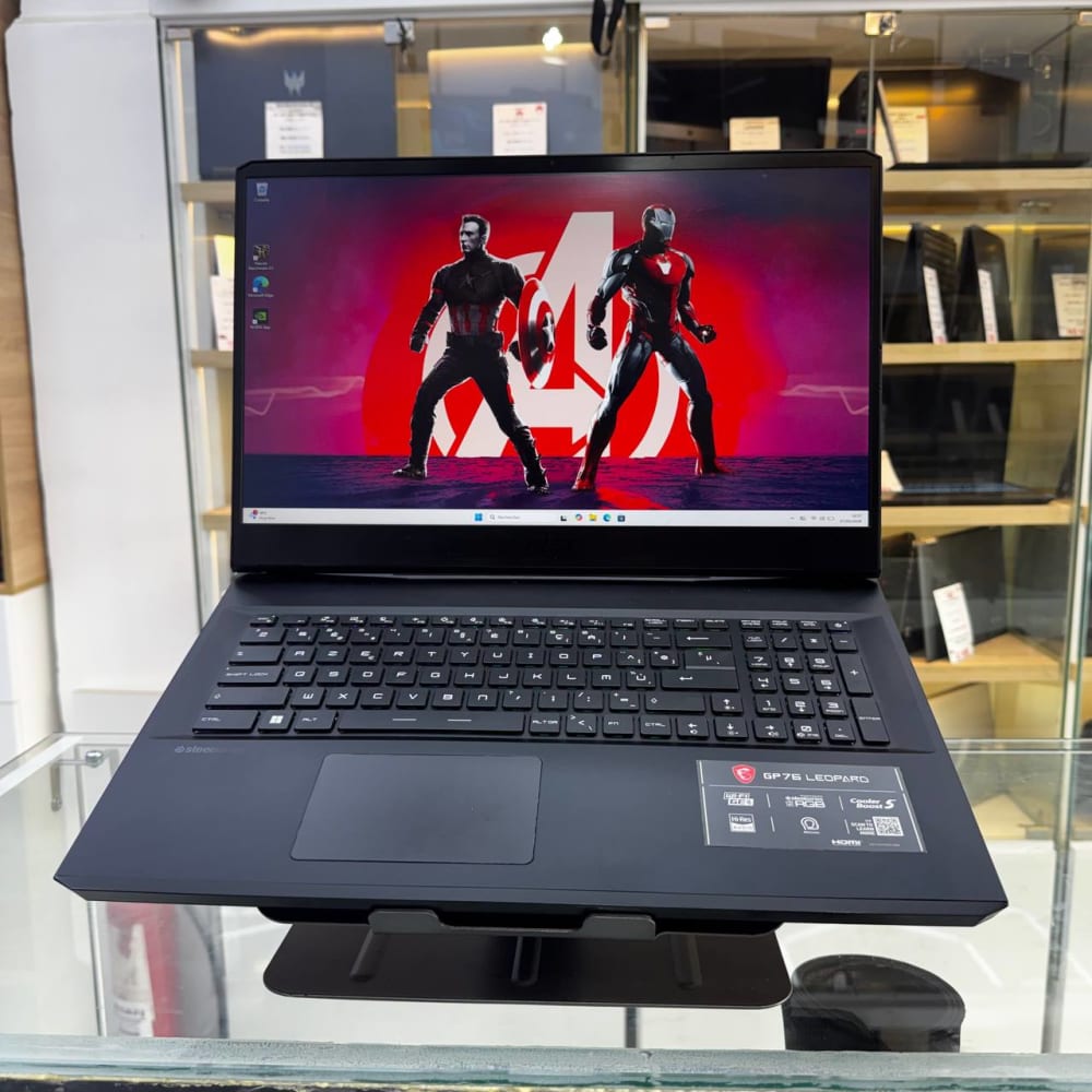 MSI  MSI GP76 LEOPARD CORE I7 11800H 32GB 1TB SSD 16 FHD 144HZ RTX 3070 8GBVRAM - LAPTOP GAMER vue 2