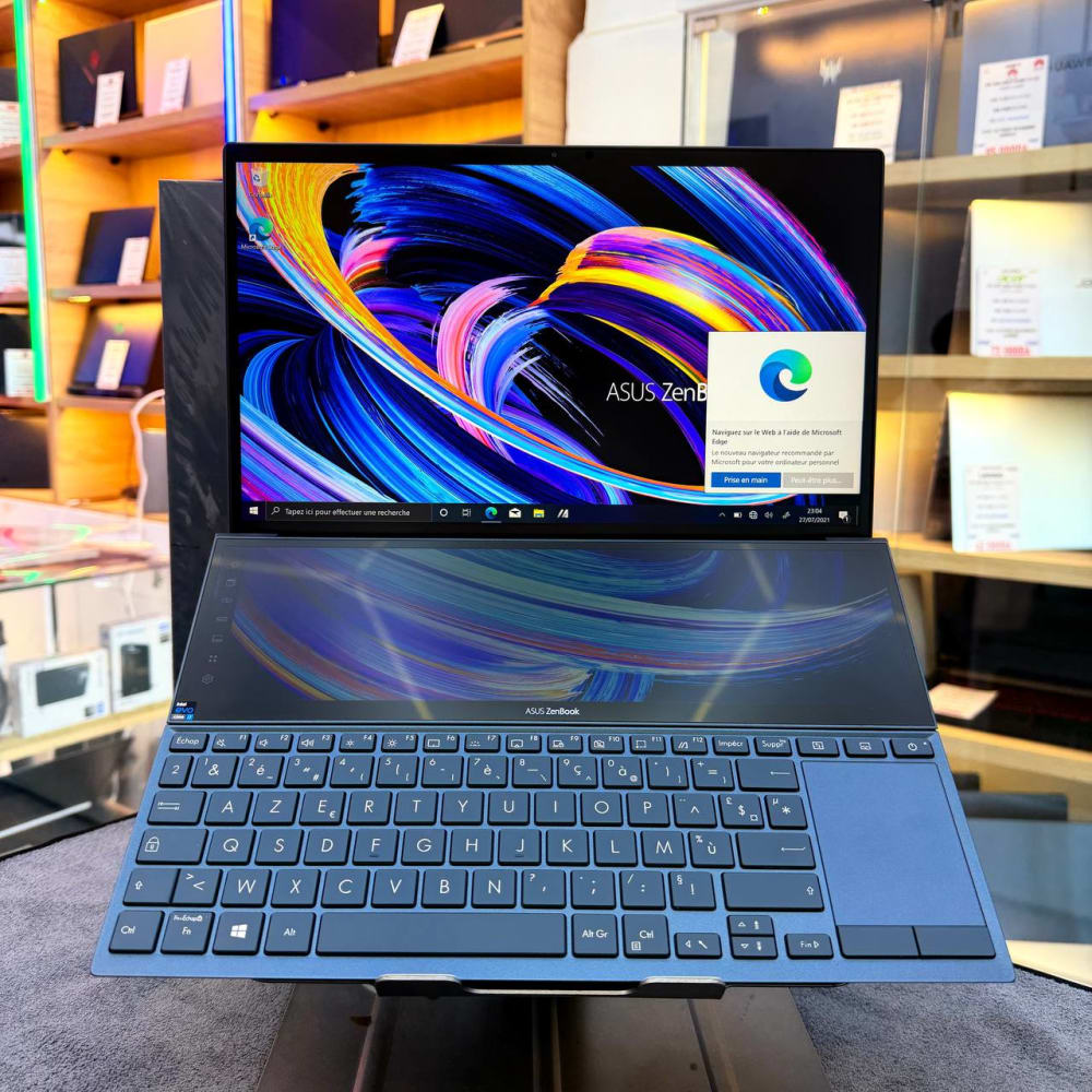 ASUS ASUS ZENBOOK PRO DUO 14 CORE I7 1165G7 16 GB 1TB SSD 14" FHD TACTILE - LAPTOP vue 2