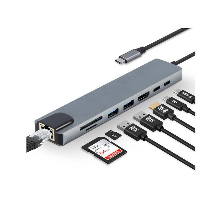 ADAPTATEUR TYPE C 8 IN 1 - ACCESSOIRES