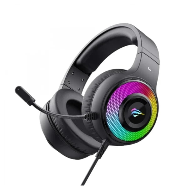 HAVIT CASQUE GAMER HAVIT H2042D 3.5MM USB + RGB + ANTI CASSE -  CASQUE vue 3
